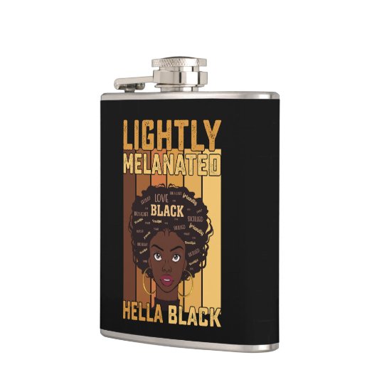 Junetetiende licht geMelaneerde Hella Black Melani Heupfles (Links)