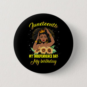 Junetetiende Mijn Onafhankelijkheidsdag Mijn verja Ronde Button 5,7 Cm