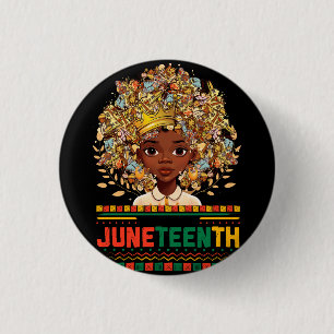Junetetiende nationale onafhankelijkheidsdag Afrik Ronde Button 3,2 Cm