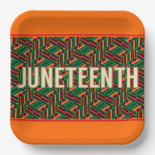 Junetetiende Papieren Bordje