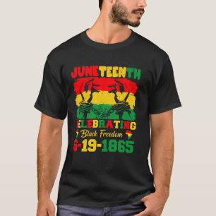 Junetetiende verjaardag van de zwarte vrijheid 6-1 t-shirt