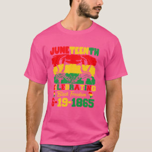 Junetetiende verjaardag van de zwarte vrijheid 6-1 t-shirt