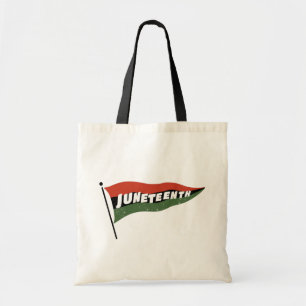 Junetetiende vlag tote bag