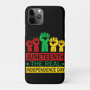 Junetetiende Word Art Pan Africa Colours iPhone 11 Pro Hoesje