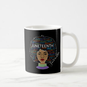 Junetetiende   Zwarte vrouw   Zwarte rechten Koffiemok