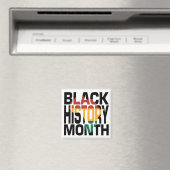 Junetten Black History Mois Magnet (In Situ (Lave-vaisselle))