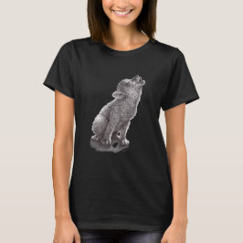 Junger heulender Wolf T-shirt