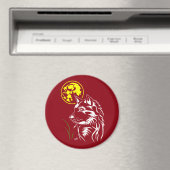 junger träumender Wolf Magnet (In Situ (Lave-vaisselle))