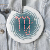 Jungfrau 23. August bis 23. Buttonnen van septembe Ronde Button 6,0 Cm (In situ)