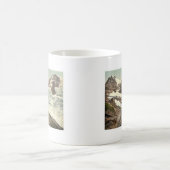 Jungfrau, spoorweg, Eiger en Monch, met Eiger Gl Koffiemok (Center)