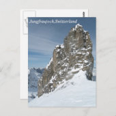 Jungfraujoch, Carte postale Suisse (Devant / Derrière)
