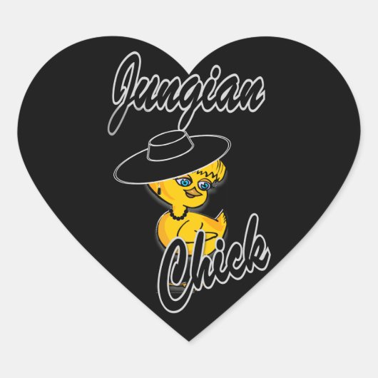 Jungian Chick #4 Hart Sticker (Voorkant)