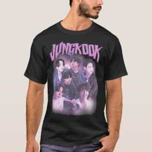 Jungkook Bangtan Boys T-shirt Vintage classique