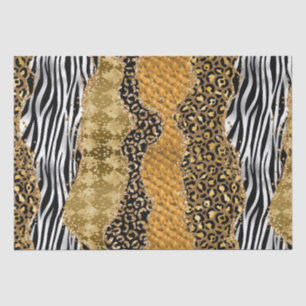 Jungle Agate Luxe Dieren Textuurpatroon Tissuepapier