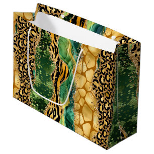 Jungle Agate   Wild Glam Textuurpatroon Groot Cadeauzakje