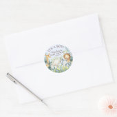 Jungle Animaux Baby shower Merci Favoriser Sticker (Enveloppe)
