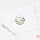 Jungle Animaux Baby shower Merci Favoriser Sticker (Enveloppe)