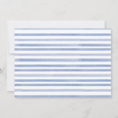 Jungle Animaux Crest Photo Baptême Invitation (Dos)