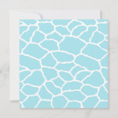 Jungle Animaux Safari Boy Baby shower Invitation (Dos)