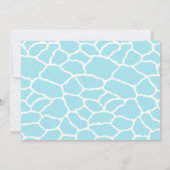 Jungle Animaux Safari Boy Baby shower Invitation (Dos)