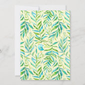 Jungle Baby shower Invitation garçon (Dos)