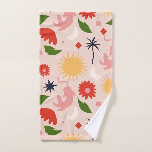 Jungle céleste (Serviette à main)