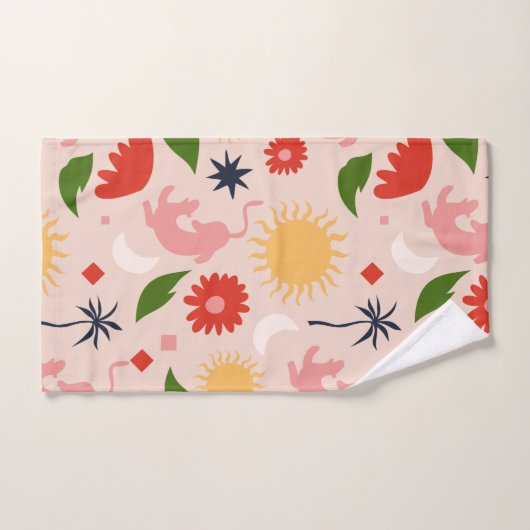 Jungle céleste (Serviette à main)