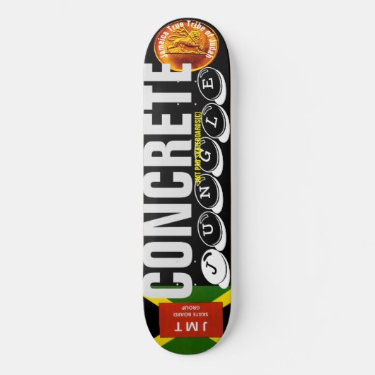 JUNGLE CONCRET 8 1/4" Planche de Skateboard (Recto)