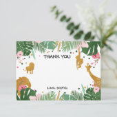 Jungle de zoo d'animaux sauvages de carte de (Debout devant)