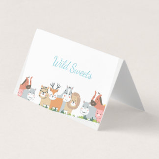 Jungle Dieren Geslacht Reveal - Baby Shower Kaart