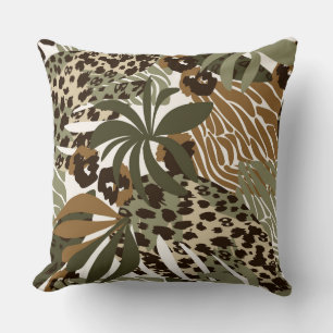 Jungle Dierprint Accentkussen Kussen