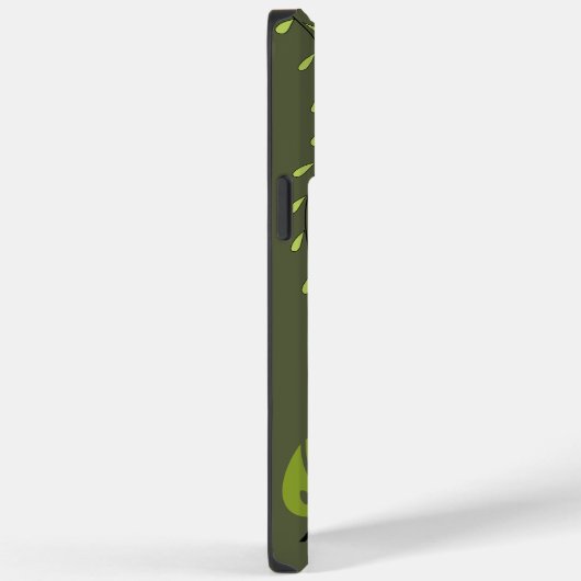 Jungle Feuille Coque-Mate iPhone 14 Pro Max Coque (Verso / Droite)