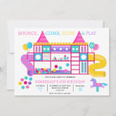 Jungle Gym Anniversaire Fête Invitation (Devant)