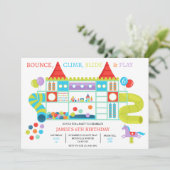 Jungle Gym Indoor Anniversaire Fête Invitation (Debout devant)