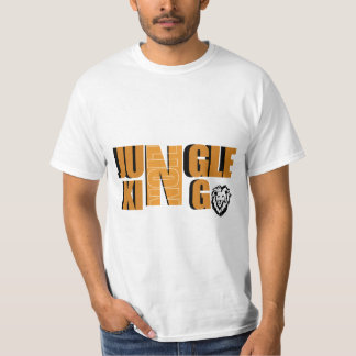 Jungle koning thema ontwerp t-shirt