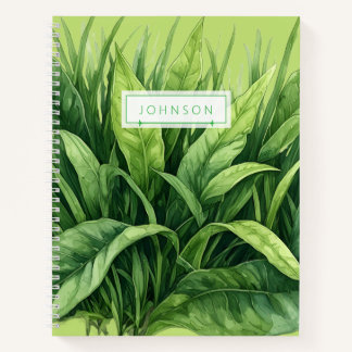 Jungle leafs Spiral Sketchbook Notebook Notitieboek