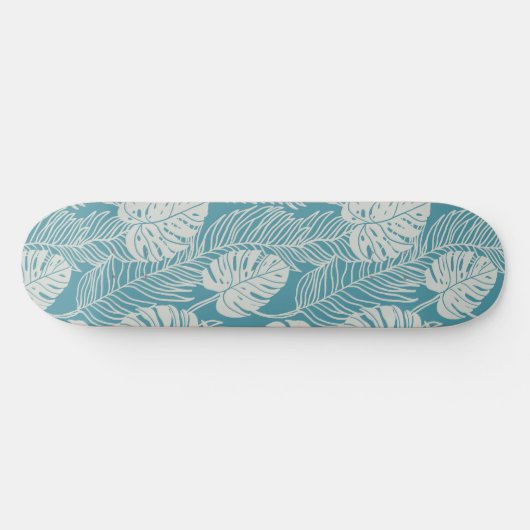 Jungle luxe - tropical pattern skateboard (Horizontaal)