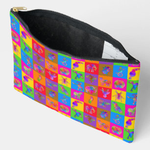 Jungle Madness 9 inch blokken cheater quilt Etui