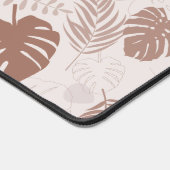 Jungle Monstera Mocha Mousse Beige Preppy Monogram (Coin)