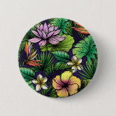 Jungle Ronde Button 5,7 Cm (Voorkant)