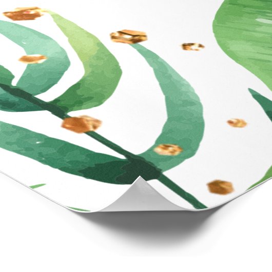 Jungle Safari 1er Anniversaire Poster de bienvenue (Coin)