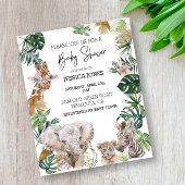 Jungle Safari Afrikaanse baby Dieren Tropisch Budg