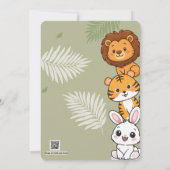 Jungle Safari Baby Shower Invitation (Dos)