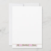 Jungle Safari Baby Shower Invitations 5 x 7 taille (Dos)