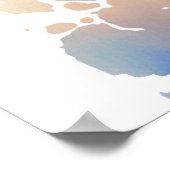 Jungle Safari bébé Poster de animal Lion (Coin)