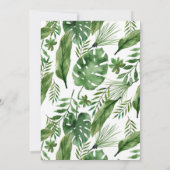 Jungle Safari Thème Anniversaire Fête Invitation (Dos)