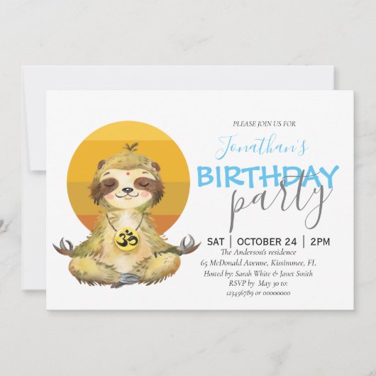 jungle safari zoo Faire-part (Devant)