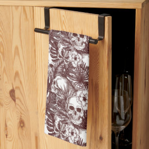 Jungle Skulls Serviette de cuisine