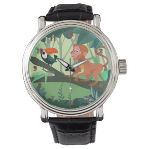 Jungle Thema Horloge