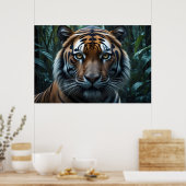 Jungle Tijger Poster (Keuken)